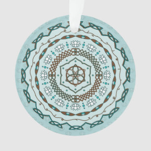 Lotus Weave Acrylic Ornament