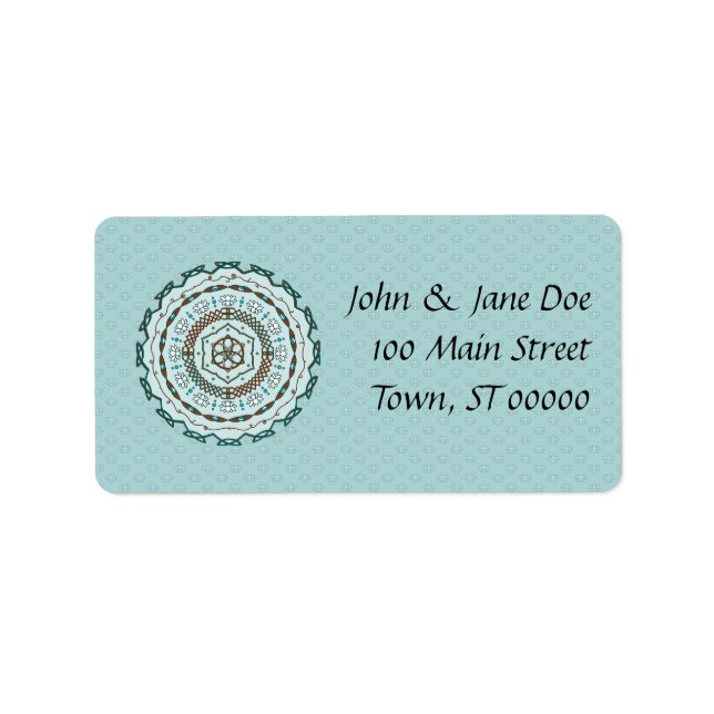 Lotus Weave Address Label (Front)