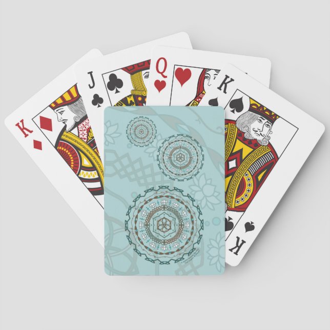 Lotus Weave Classic Playing Cards (Back)
