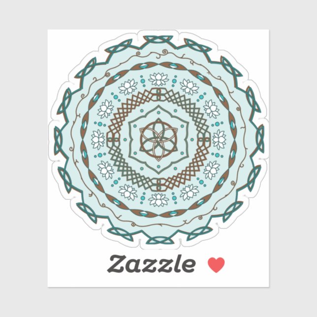 Lotus Weave Contour Sticker (Sheet)