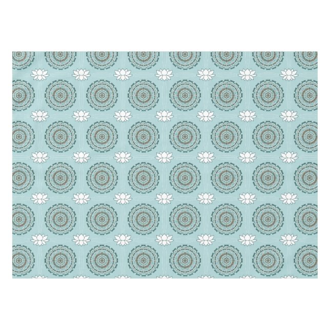 Lotus Weave Tablecloth (Front (Horizontal))