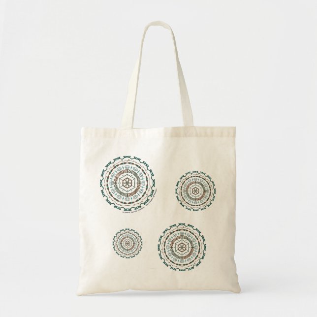 Lotus Weave Tote Bag (Front)
