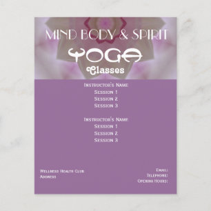 Lotus Yoga A5 flyer