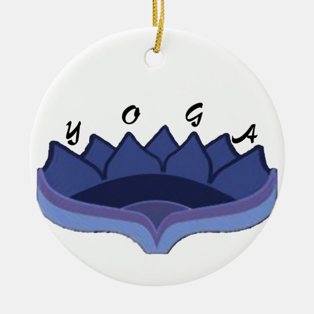Lotus Yoga ornament (Front)
