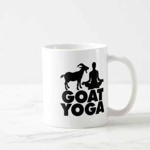 Lotus Yoga Pose Goat Yoga _1 Coffee Mug