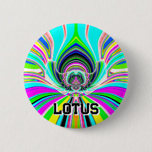 LOTUS (you may change the word) 2 Inch Round Button