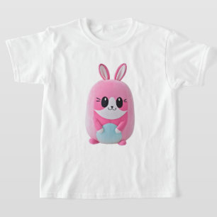 "Lou Lou". A cuddly, pink creature. T-Shirt