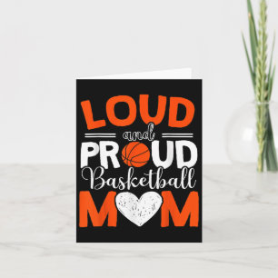 Loud And Proud Bysketbyll Mom Mothers Day  Card