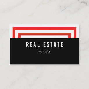 Loud and red business card