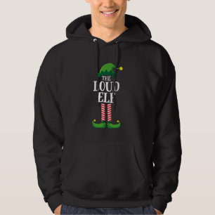 Loud Elf Matching Family Group Christmas Party Hoodie