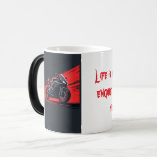  Loud Engine, Fearless Heart  Motorcycle Mug  