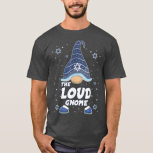 Loud Gnome Funny Hanoukka Family T-Shirt Correspon