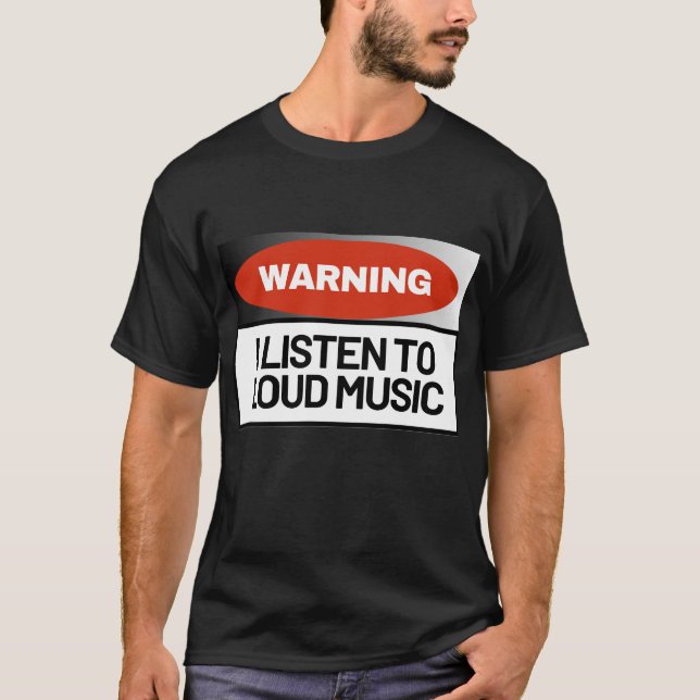 Loud music lover t-shirt (Devant)