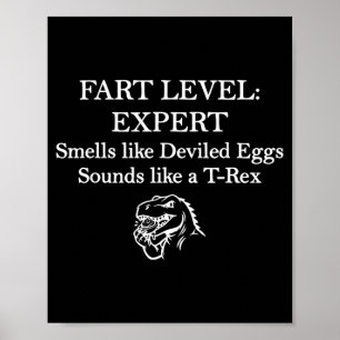 Loud Noises Level Expert Smells Like Deviled Eggs Poster