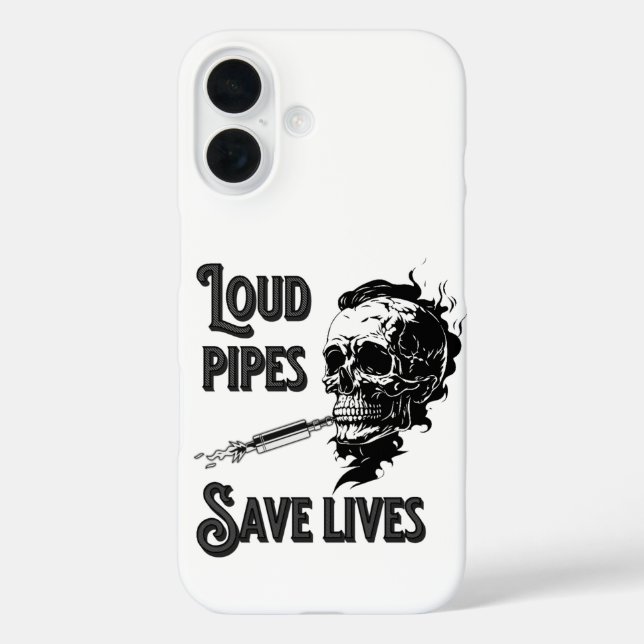 Loud pipes save lives Case-Mate iPhone case (Back)