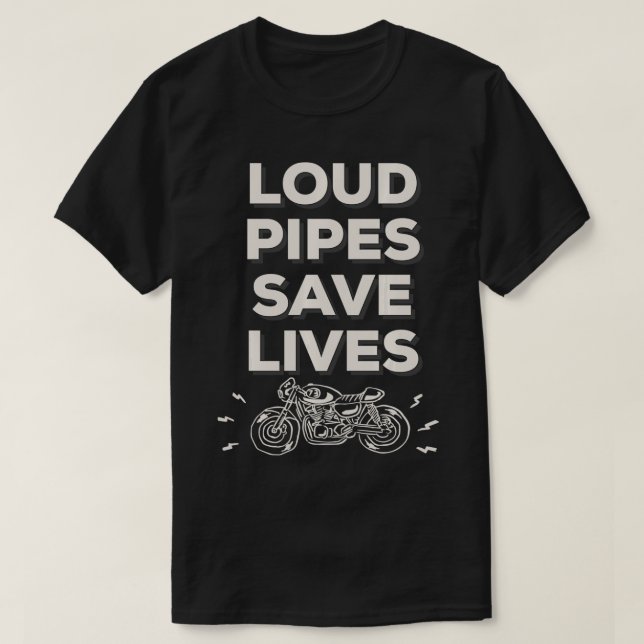 Loud Pipes Save Lives Pullover  (Design Front)