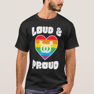Loud& Proud Lgbt Apparrel T-Shirt