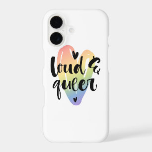 Loud & Queer   Watercolor Heart