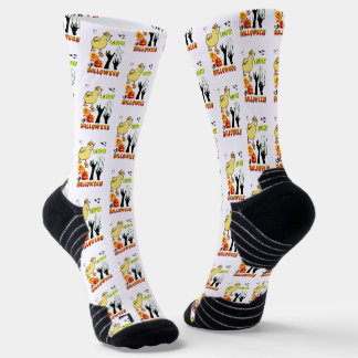 Louder Athletic Smashing Boo Zombie Halloween Socks