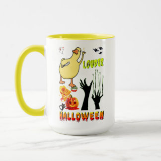 Louder Drinkware Smashing Boo Zombie Halloween Mug