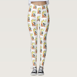 Louder Treggings Smashing Boo Zombie Halloween Leggings