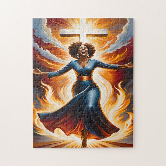 Louer à travers le puzzle de feu (Vertical)