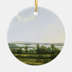 Lough Erne from Knock Ninney, with Bellisle in the Ceramic Ornament