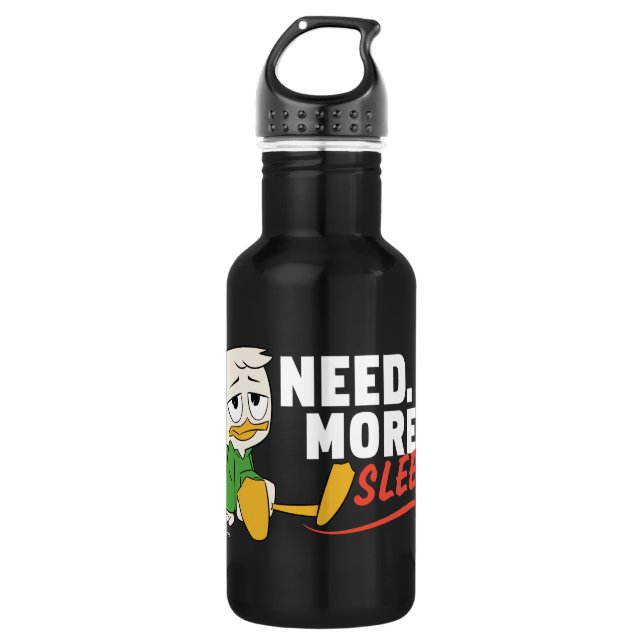 Louie Duck | Need. More. Sleep. 532 Ml Water Bottle (Front)