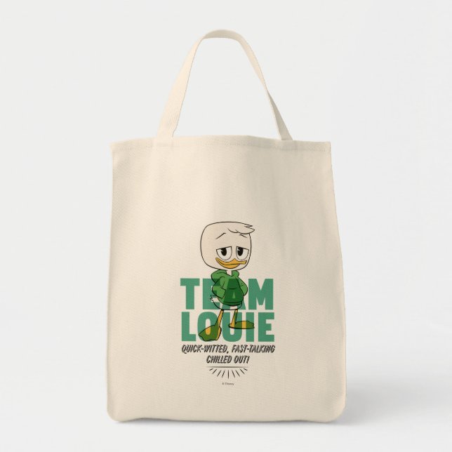 Louie Duck | Team Louie Tote Bag (Front)