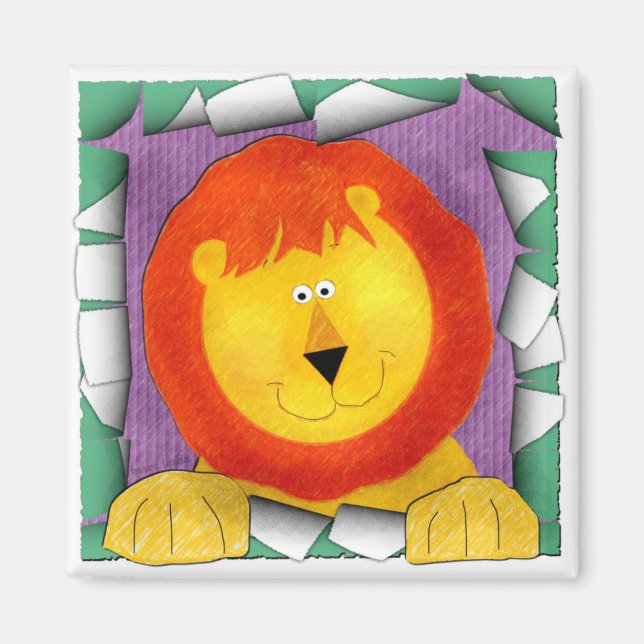 Louie the Lion Magnet (Front)