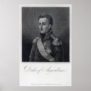 Louis-Antoine de Bourbon  Duke of Angouleme Poster