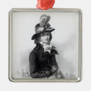 Louis Antoine de Saint-Just Metal Ornament