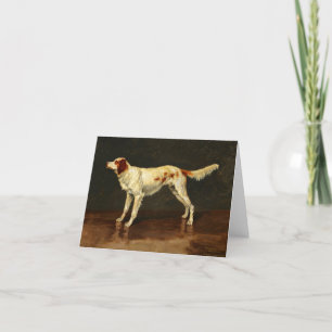 Louis Brown's English Setter by Frederic Remington Thank You Card