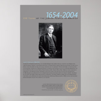 Louis D. Brandeis (1856-1941 Poster