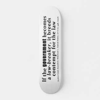 Louis D. Brandeis Olmstead v United States (1928) Skateboard