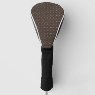 Louis Dachshund Luxury Dog Attire Golf Head Cover