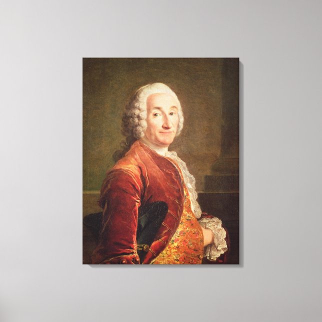 Louis Francois Armand de Vignerot du Plessis Canvas Print (Front)