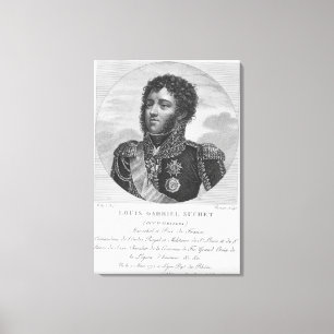 Louis-Gabriel Suchet Duke of Albufera Canvas Print
