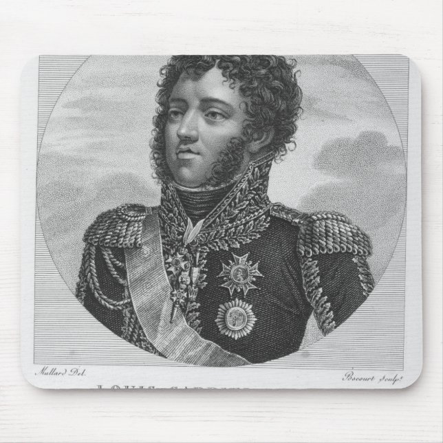 Louis-Gabriel Suchet  Duke of Albufera Mouse Pad (Front)