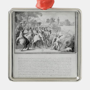 Louis II de Bourbon  Prince of Conde with Metal Ornament