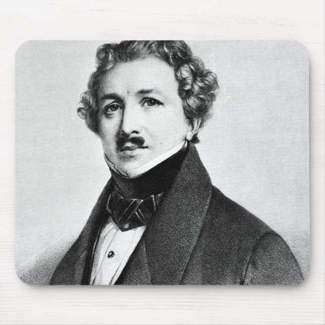 Louis Jacques Mande Daguerre Mouse Pad (Front)