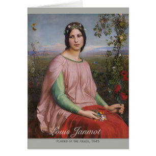 Louis Janmot Flower des champs CC0916 Cartes d'art