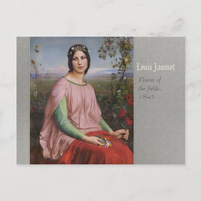 Louis Janmot Flower of the fields CC0773 Postcard (Front)