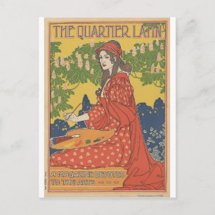 Louis John Rhead - The Quartier Latin Postcard