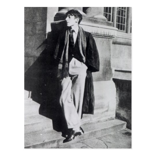 Louis MacNeice during his time at Oxford Postcard