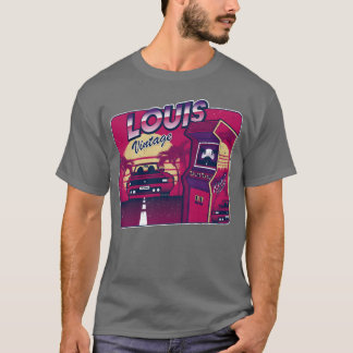 Louis Personalized Vintage Gamer 80s 90s T-Shirt