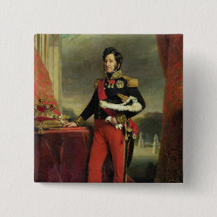 Louis-Philippe I , King of France 2 Inch Square Button