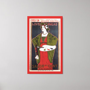 Louis Rhead ~ Salon des Cent Canvas Print