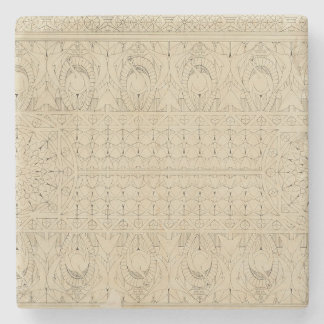 Louis Sullivan Peacock Ceiling Chicago Architect Stone Coaster