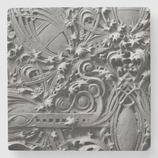 Louis Sullivan Spandrel Panel Detail Stone Coaster